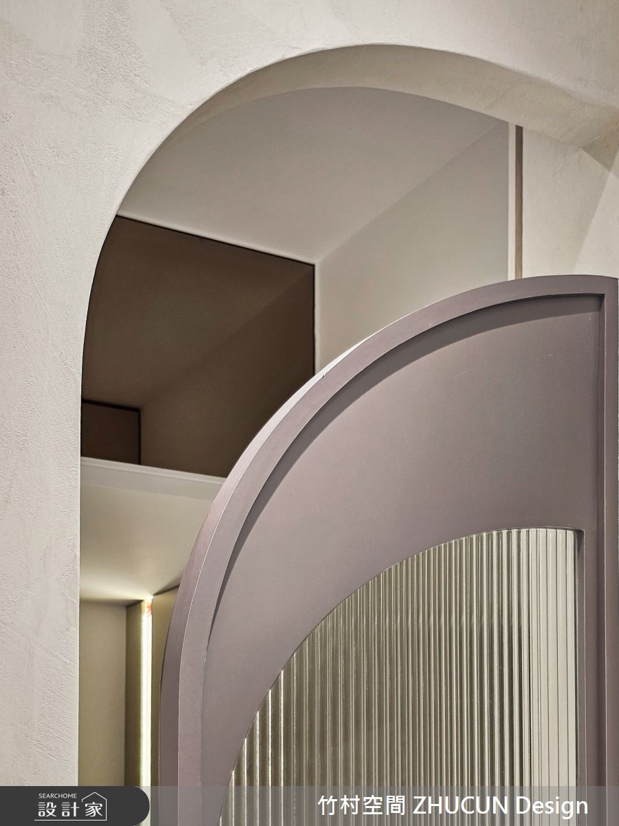 20坪新成屋(5年以下)＿奶茶風玄關案例圖片＿竹村空間 ZHUCUN Design＿竹村_36 輕。曦 Light。Sun 20坪奶茶風之7