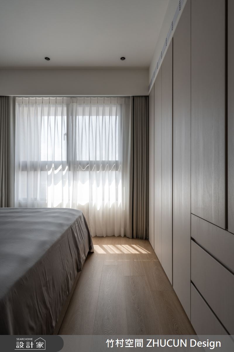23坪新成屋(5年以下)＿現代輕美式風臥室案例圖片＿竹村空間 ZHUCUN Design＿竹村_37 境。智  Smart。Home 23坪現代輕美式風之23