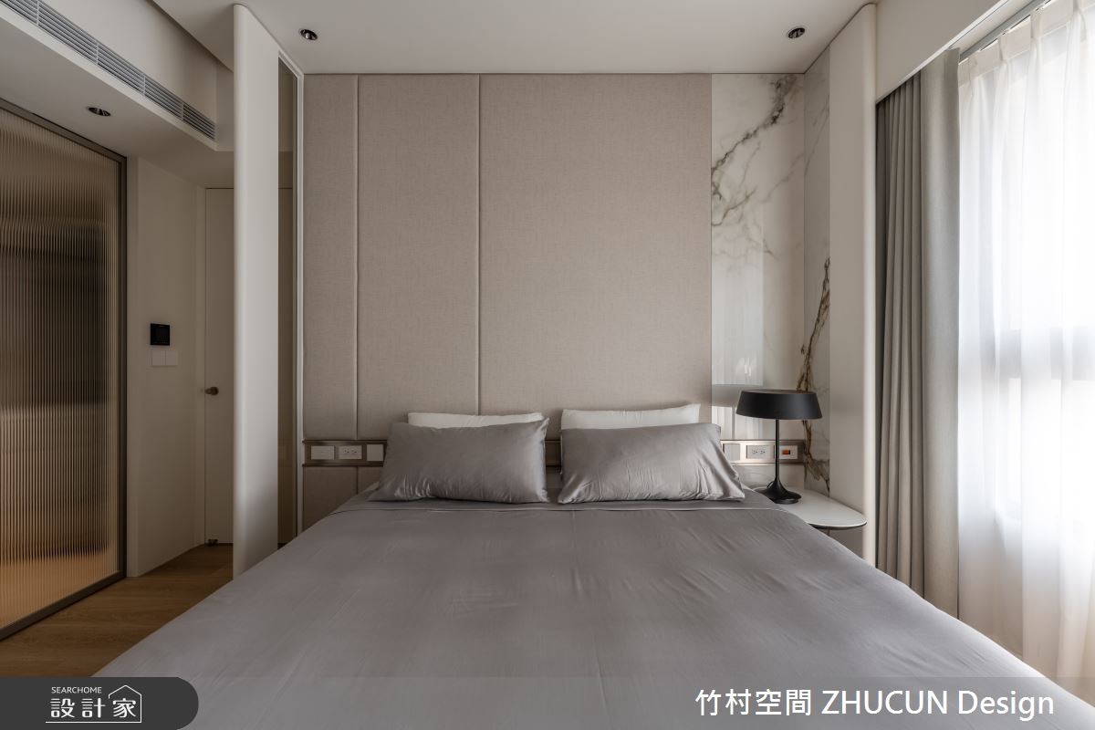 23坪新成屋(5年以下)＿現代輕美式風臥室案例圖片＿竹村空間 ZHUCUN Design＿竹村_37 境。智  Smart。Home 23坪現代輕美式風之20