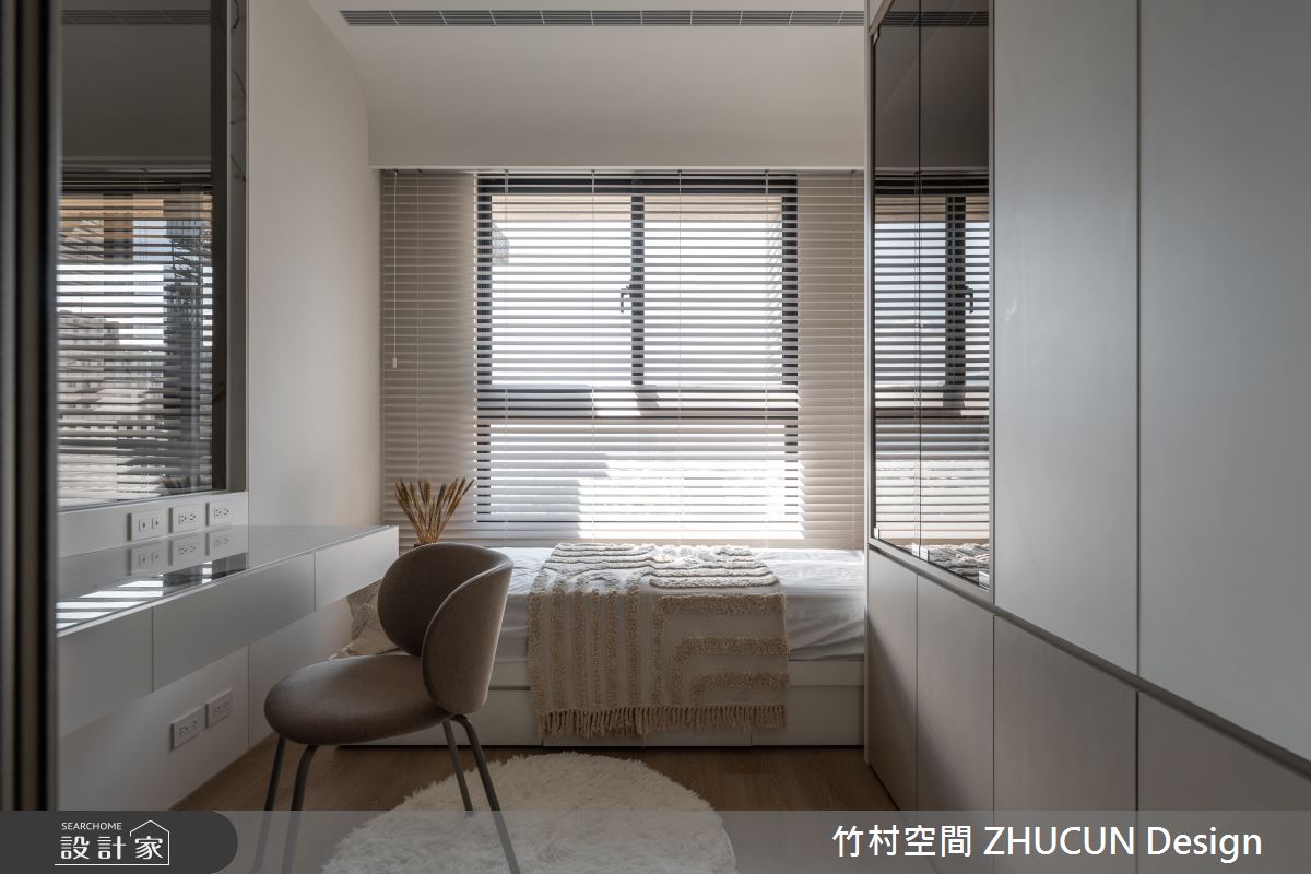 23坪新成屋(5年以下)＿現代輕美式風臥室臥榻案例圖片＿竹村空間 ZHUCUN Design＿竹村_37 境。智  Smart。Home 23坪現代輕美式風之119