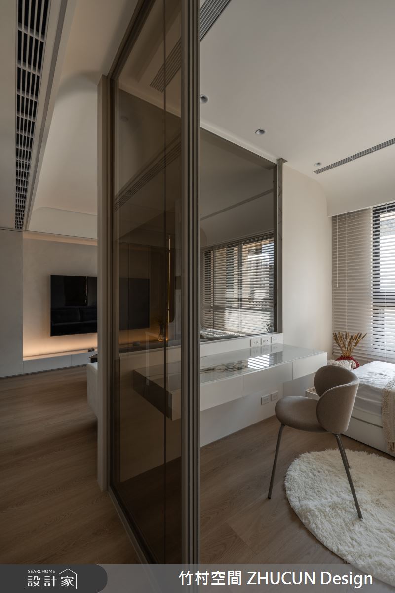 23坪新成屋(5年以下)＿現代輕美式風客廳書房臥榻案例圖片＿竹村空間 ZHUCUN Design＿竹村_37 境。智  Smart。Home 23坪現代輕美式風之11