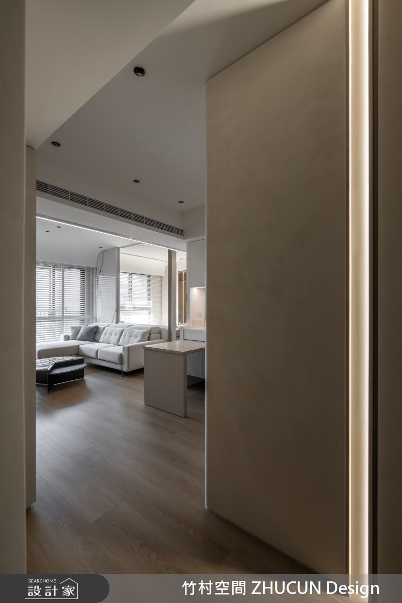23坪新成屋(5年以下)＿現代輕美式風玄關案例圖片＿竹村空間 ZHUCUN Design＿竹村_37 境。智  Smart。Home 23坪現代輕美式風之1