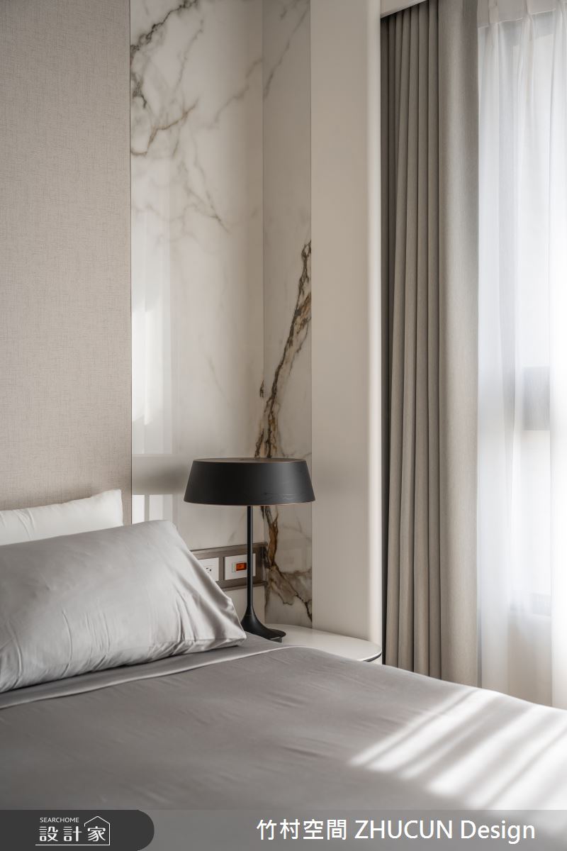 23坪新成屋(5年以下)＿現代輕美式風臥室案例圖片＿竹村空間 ZHUCUN Design＿竹村_37 境。智  Smart。Home 23坪現代輕美式風之22