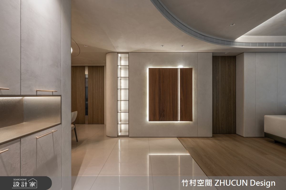 60坪中古屋(5~15年)＿侘寂風玄關客廳案例圖片＿竹村空間 ZHUCUN Design＿竹村_38 沐序 Muvo 60坪侘寂風之3