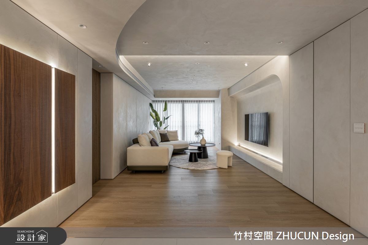 60坪中古屋(5~15年)＿侘寂風客廳案例圖片＿竹村空間 ZHUCUN Design＿竹村_38 沐序 Muvo 60坪侘寂風之9