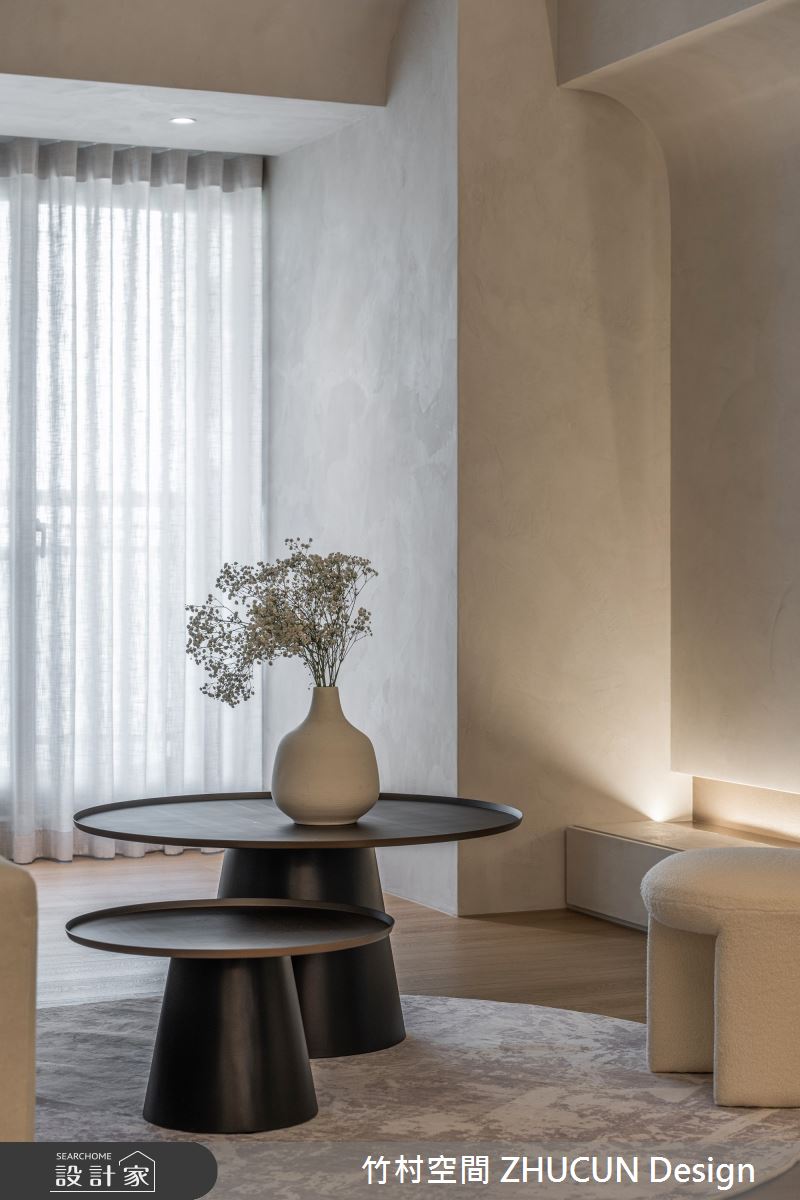 60坪中古屋(5~15年)＿侘寂風客廳案例圖片＿竹村空間 ZHUCUN Design＿竹村_38 沐序 Muvo 60坪侘寂風之8