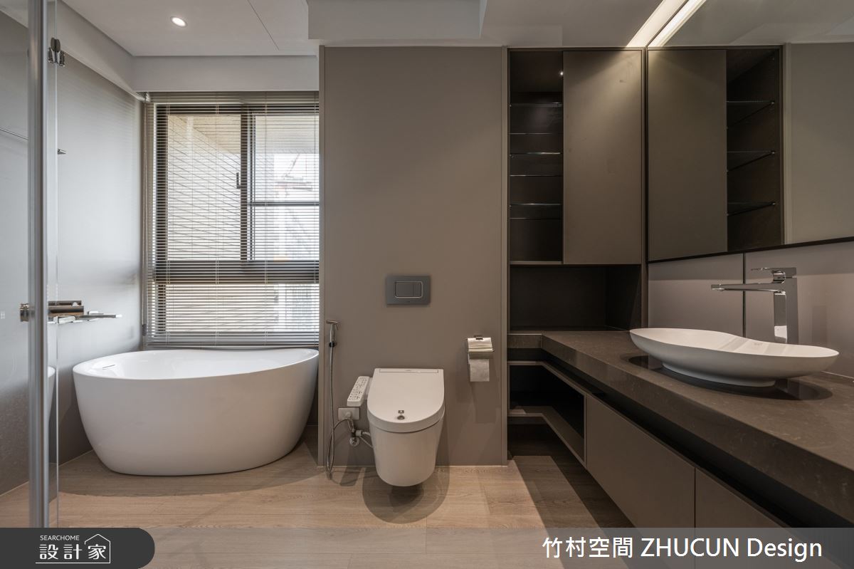 60坪中古屋(5~15年)＿侘寂風浴室案例圖片＿竹村空間 ZHUCUN Design＿竹村_38 沐序 Muvo 60坪侘寂風之192