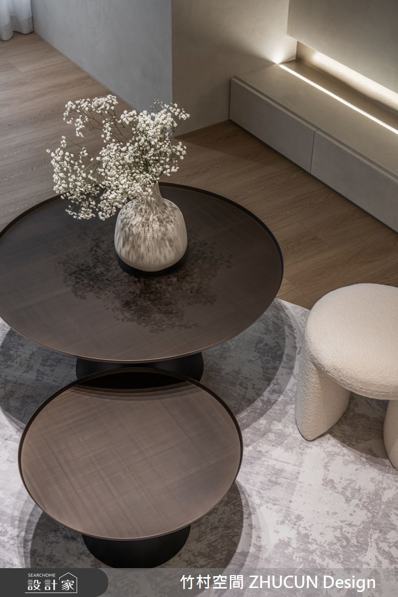 60坪中古屋(5~15年)＿侘寂風客廳案例圖片＿竹村空間 ZHUCUN Design＿竹村_38 沐序 Muvo 60坪侘寂風之7