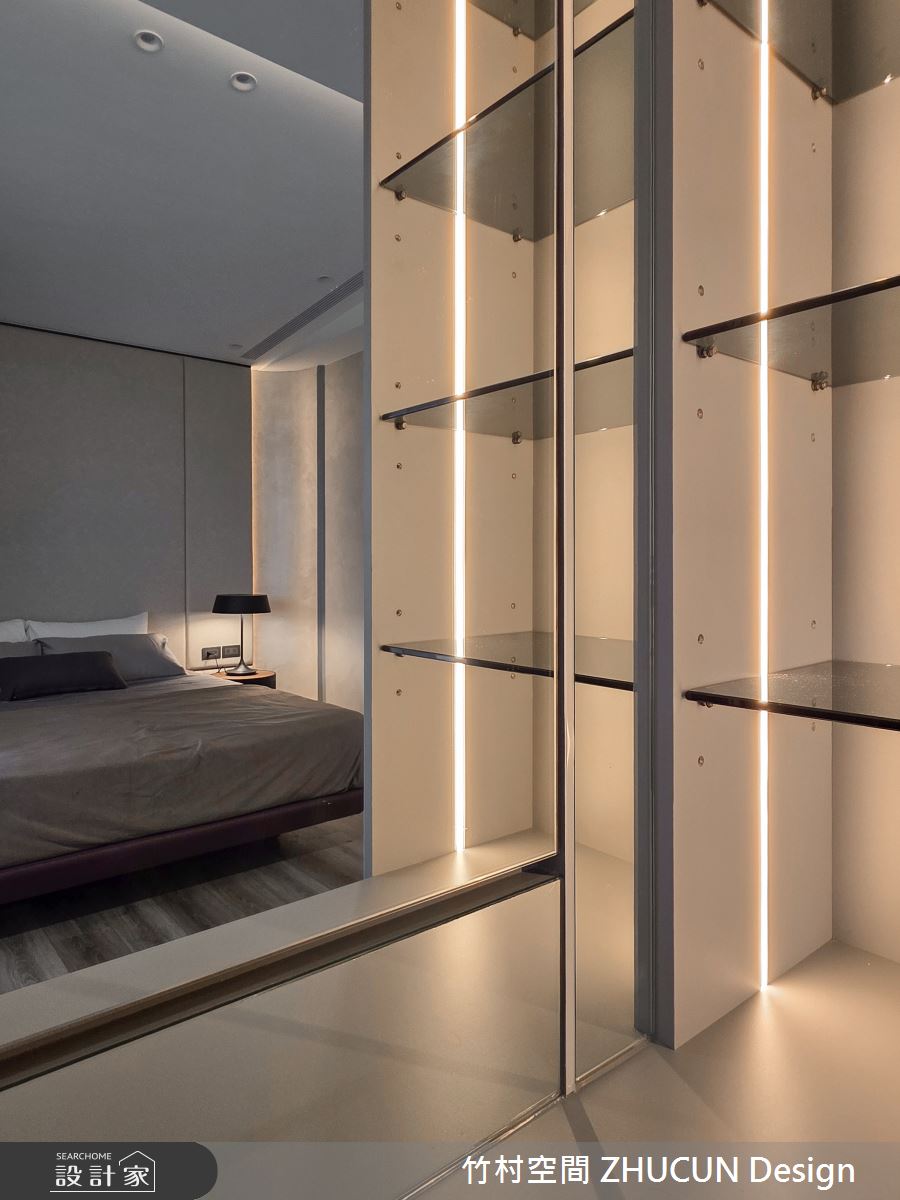 30坪新成屋(5年以下)＿現代風臥室案例圖片＿竹村空間 ZHUCUN Design＿竹村_39 灰序 Gray Order 30坪現代風之14