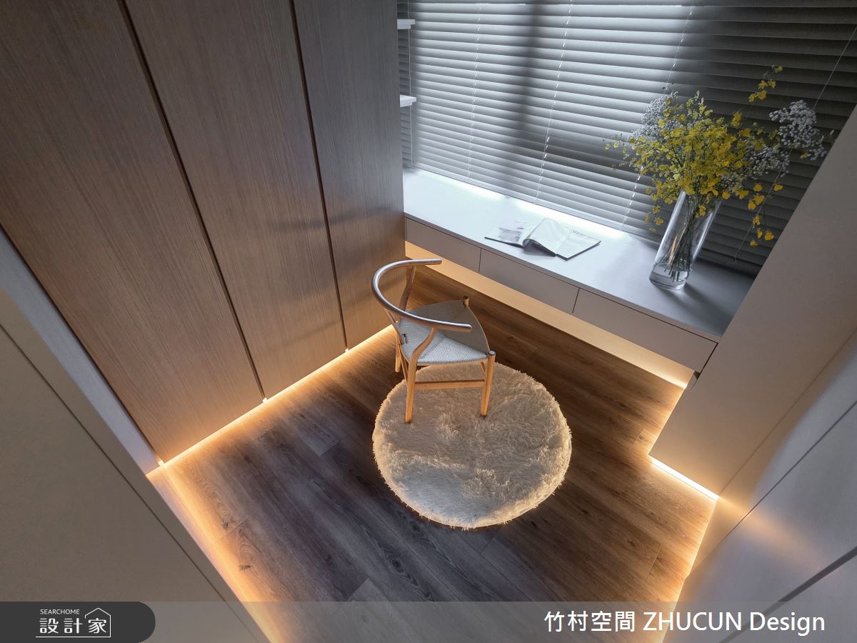 30坪新成屋(5年以下)＿現代風更衣間案例圖片＿竹村空間 ZHUCUN Design＿竹村_39 灰序 Gray Order 30坪現代風之19