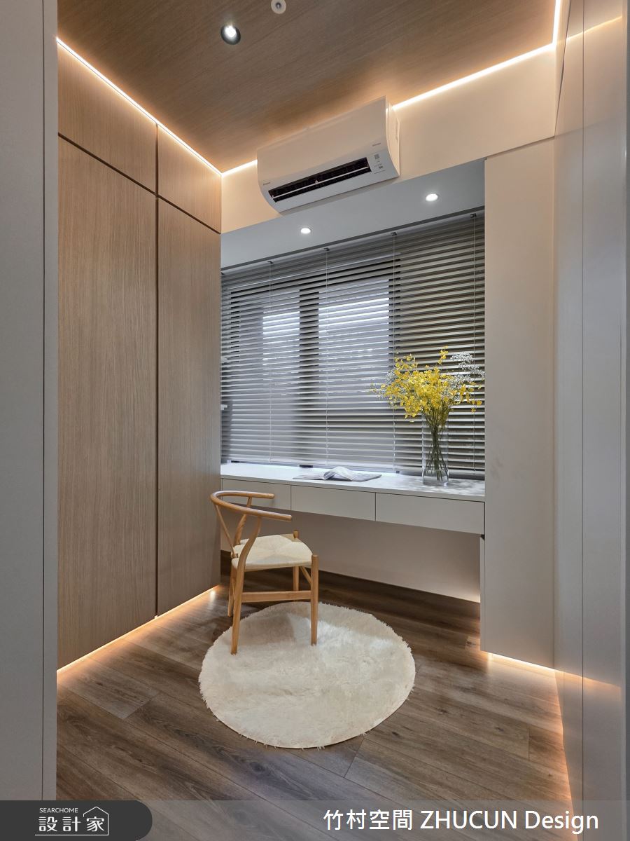 30坪新成屋(5年以下)＿現代風更衣間案例圖片＿竹村空間 ZHUCUN Design＿竹村_39 灰序 Gray Order 30坪現代風之18
