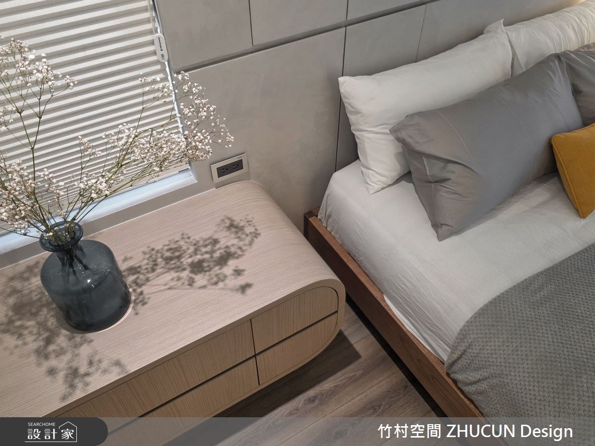 30坪新成屋(5年以下)＿現代風臥室案例圖片＿竹村空間 ZHUCUN Design＿竹村_39 灰序 Gray Order 30坪現代風之16