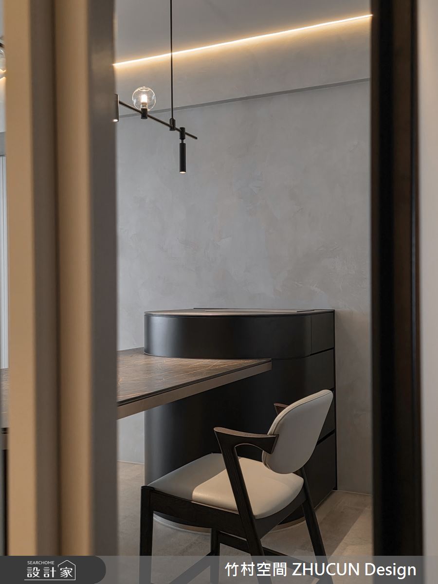 30坪新成屋(5年以下)＿現代風餐廳案例圖片＿竹村空間 ZHUCUN Design＿竹村_39 灰序 Gray Order 30坪現代風之3