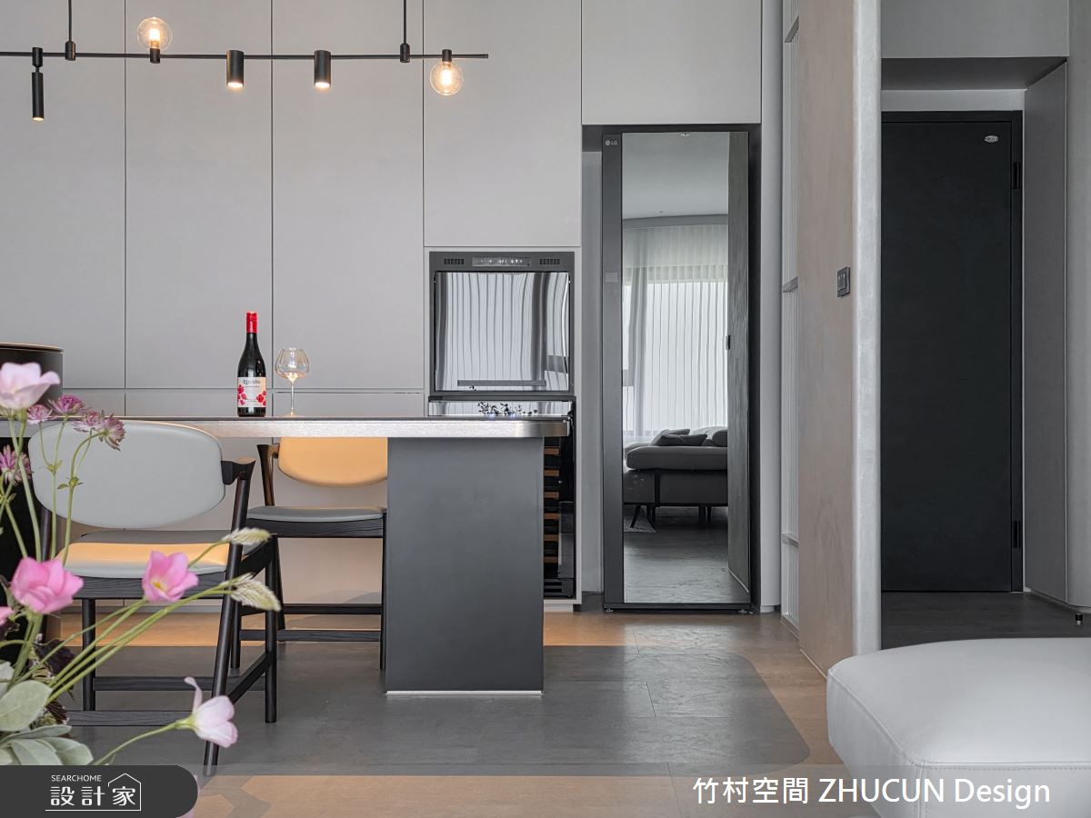30坪新成屋(5年以下)＿現代風餐廳案例圖片＿竹村空間 ZHUCUN Design＿竹村_39 灰序 Gray Order 30坪現代風之6