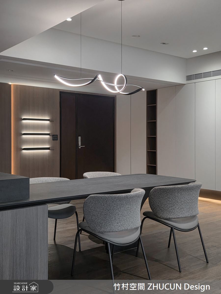 40坪中古屋(5~15年)＿現代風餐廳案例圖片＿竹村空間 ZHUCUN Design＿竹村_40 境謐 Serene Realm 40坪現代風之9