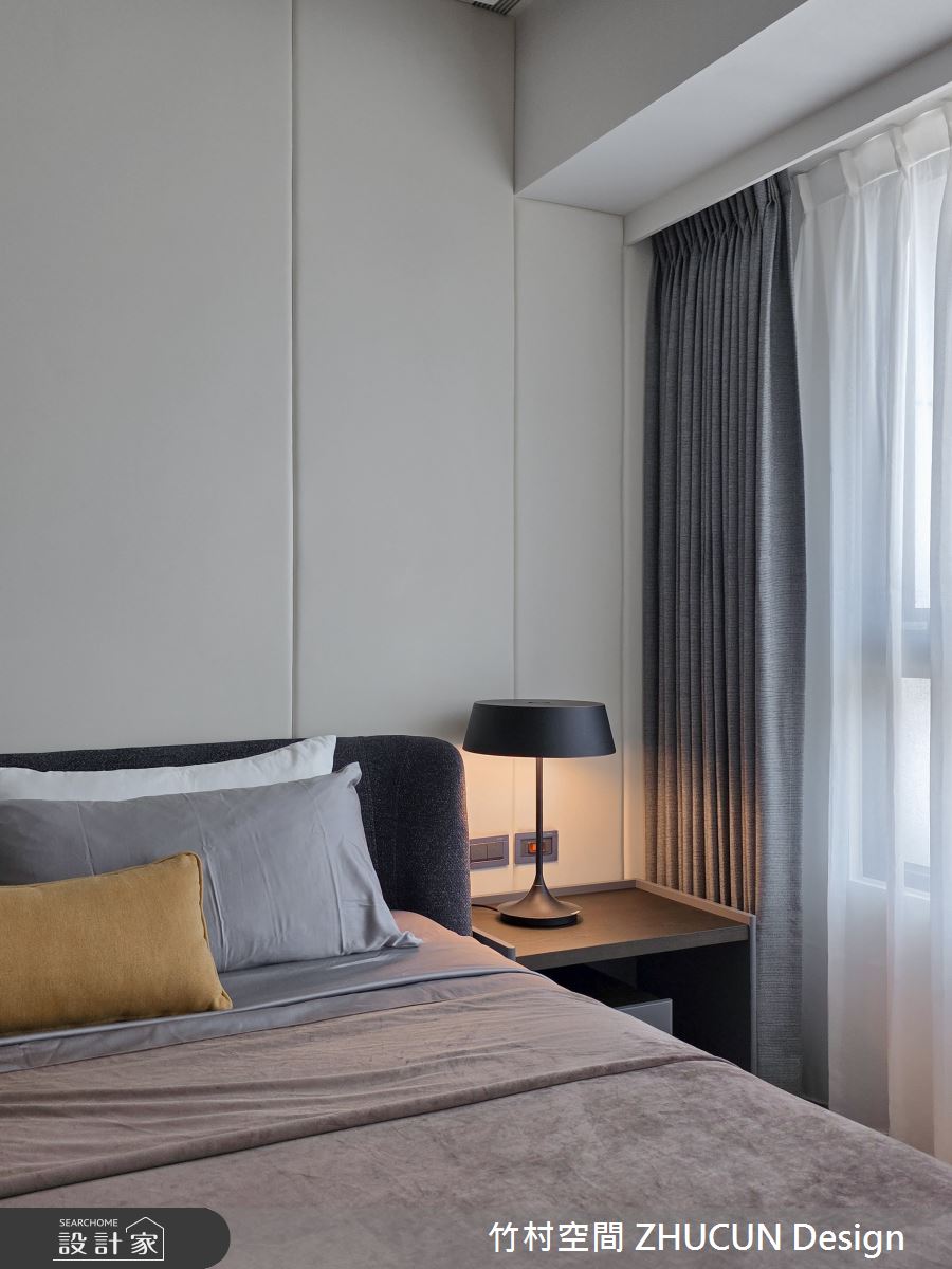 40坪中古屋(5~15年)＿現代風臥室案例圖片＿竹村空間 ZHUCUN Design＿竹村_40 境謐 Serene Realm 40坪現代風之22