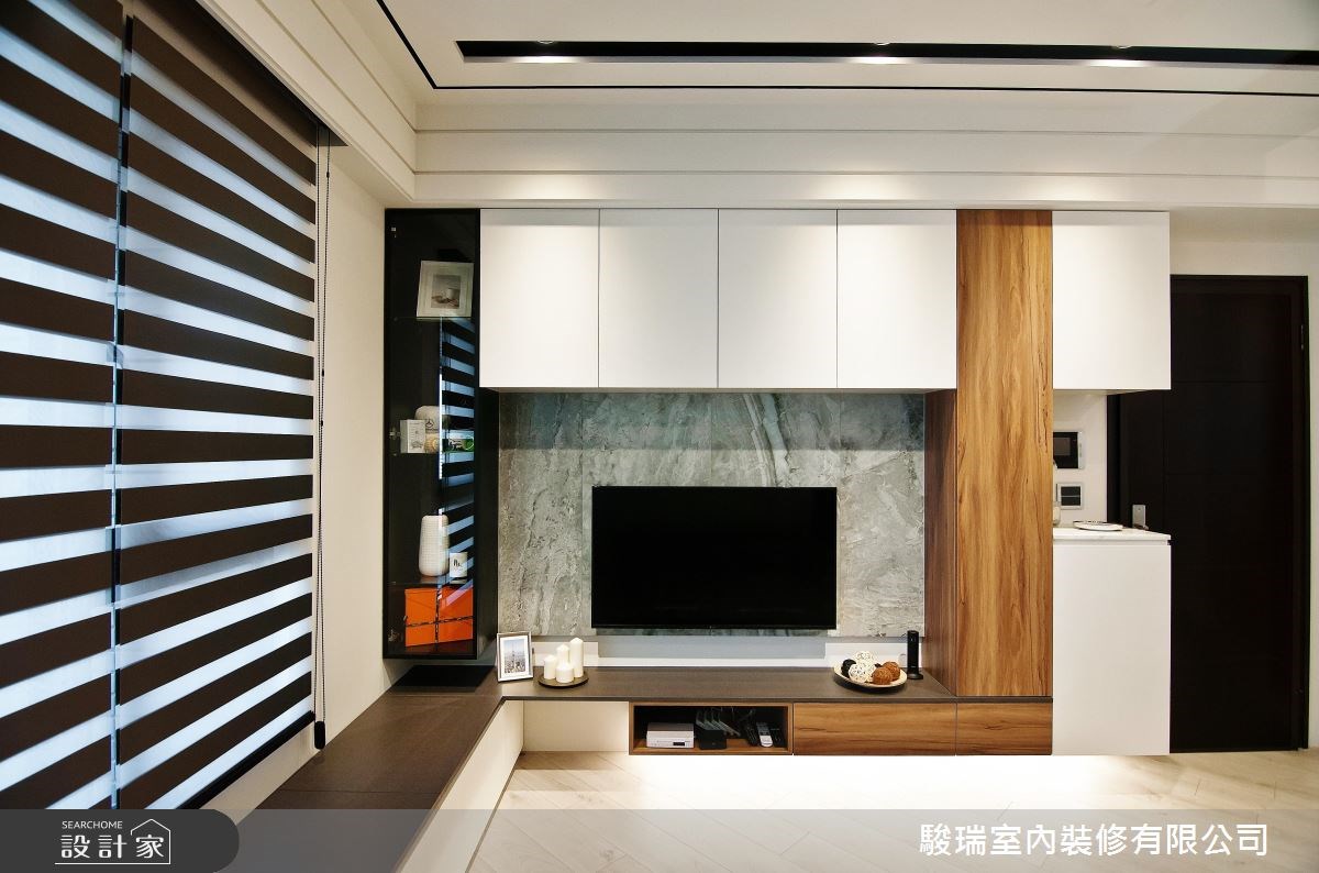15坪新成屋(5年以下)＿現代風客廳案例圖片＿駿瑞室內裝修有限公司＿駿瑞_01之4