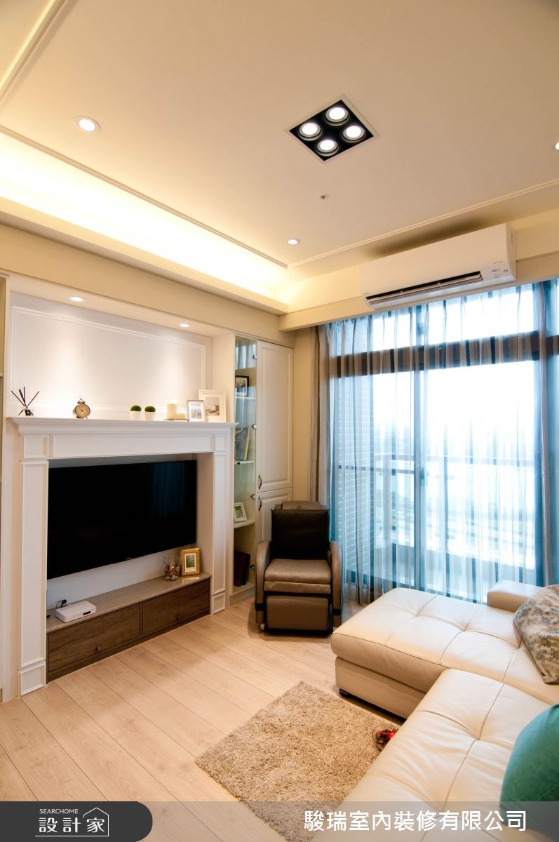 24坪新成屋(5年以下)＿美式風客廳案例圖片＿駿瑞室內裝修有限公司＿駿瑞_03之4