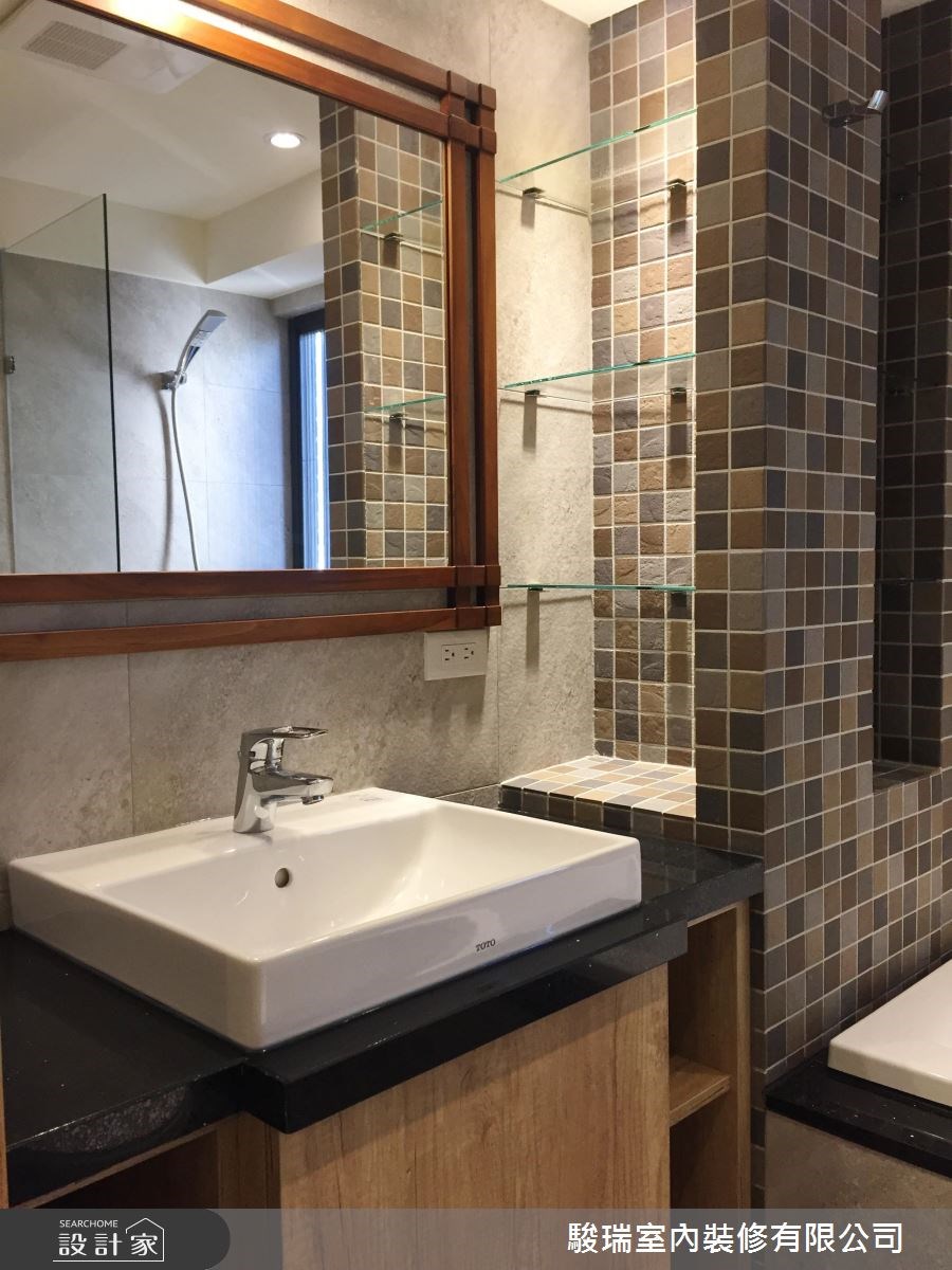 27坪老屋(16~30年)＿混搭風浴室案例圖片＿駿瑞室內裝修有限公司＿駿瑞_04之10