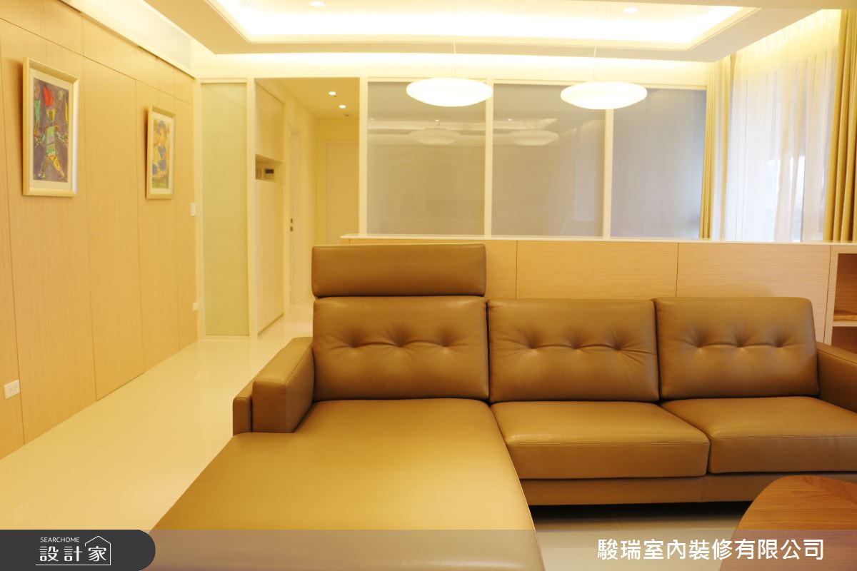 40坪新成屋(5年以下)＿簡約風客廳案例圖片＿駿瑞室內裝修有限公司＿駿瑞_12之3