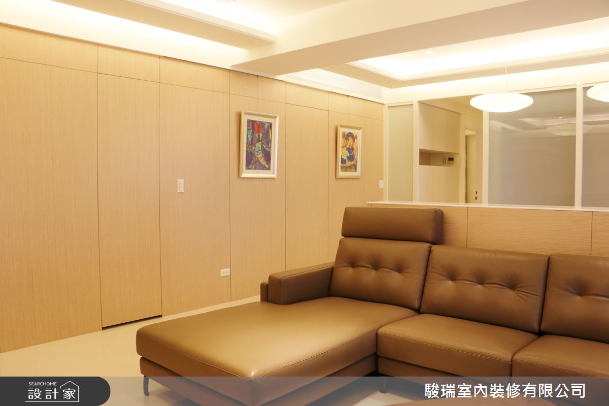 40坪新成屋(5年以下)＿簡約風客廳案例圖片＿駿瑞室內裝修有限公司＿駿瑞_12之4