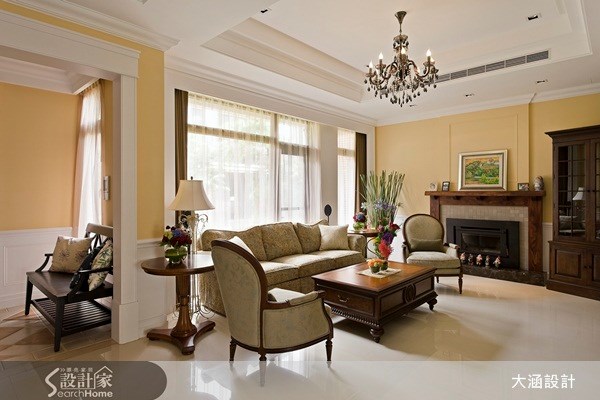 120坪新成屋(5年以下)＿鄉村風案例圖片＿大涵國際室內企劃有限公司＿大涵_03之3