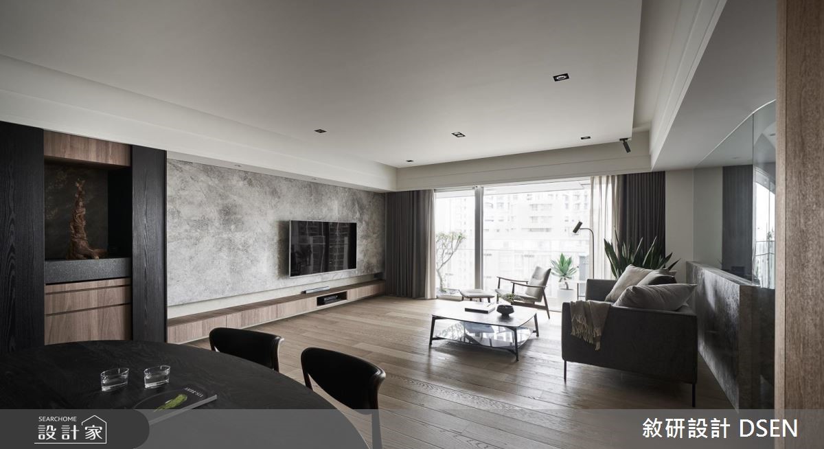 40坪新成屋(5年以下)＿現代風客廳案例圖片＿敘研設計有限公司＿敘研_09之6