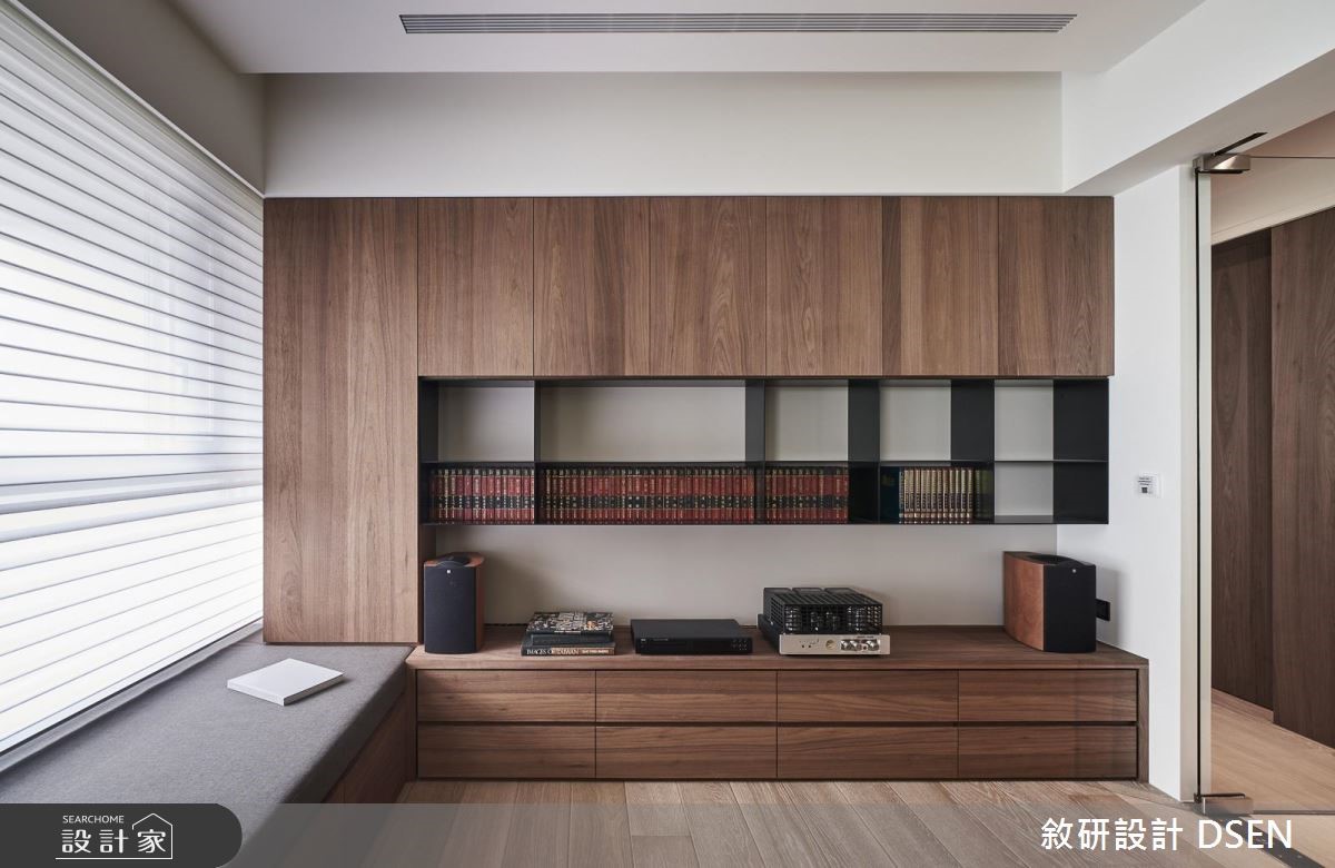 40坪新成屋(5年以下)＿現代風書房臥榻案例圖片＿敘研設計有限公司＿敘研_09之104