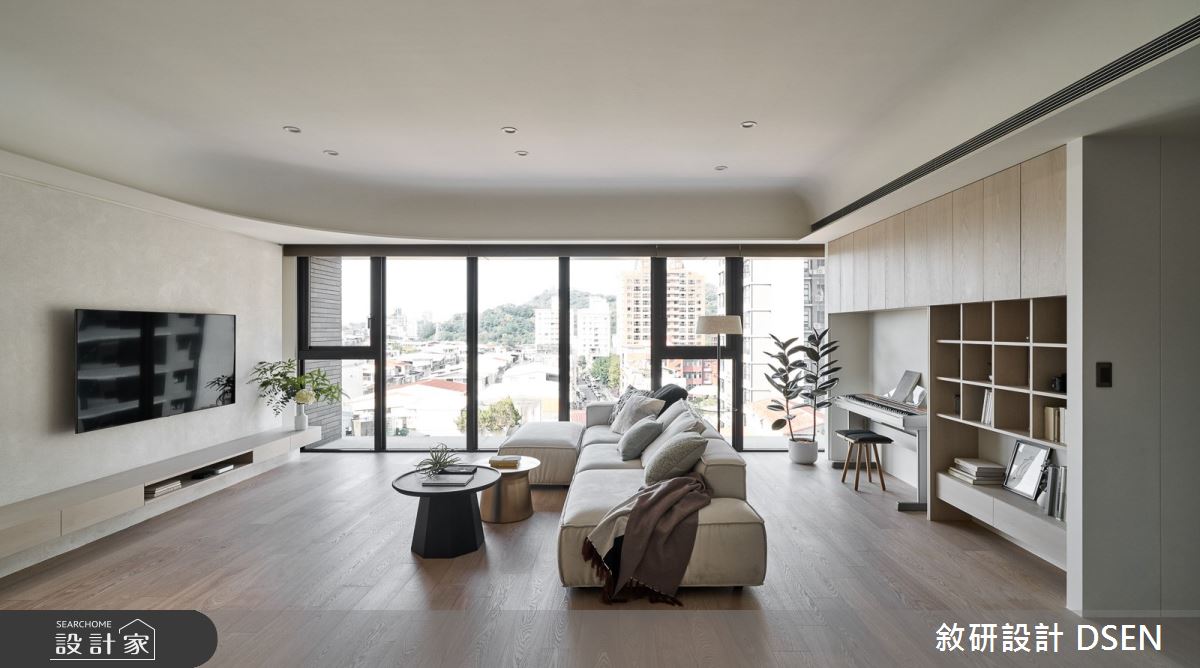 35坪新成屋(5年以下)＿北歐風客廳案例圖片＿敘研設計有限公司＿敘研_14之7