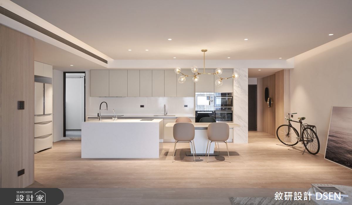 40坪老屋(16~30年)＿現代風餐廳中島案例圖片＿敘研設計有限公司＿敘研_15之17