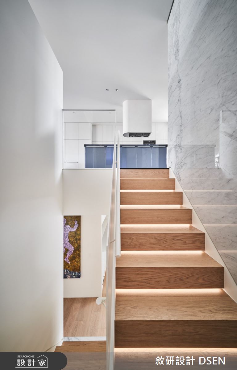 80坪新成屋(5年以下)＿現代風樓梯案例圖片＿敘研設計有限公司＿敘研_18之24