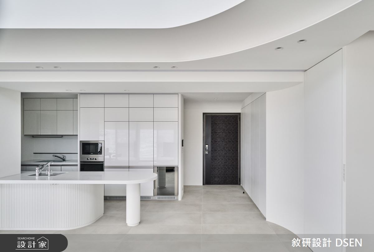 40坪新成屋(5年以下)＿現代風玄關廚房中島案例圖片＿敘研設計有限公司＿敘研_19之1