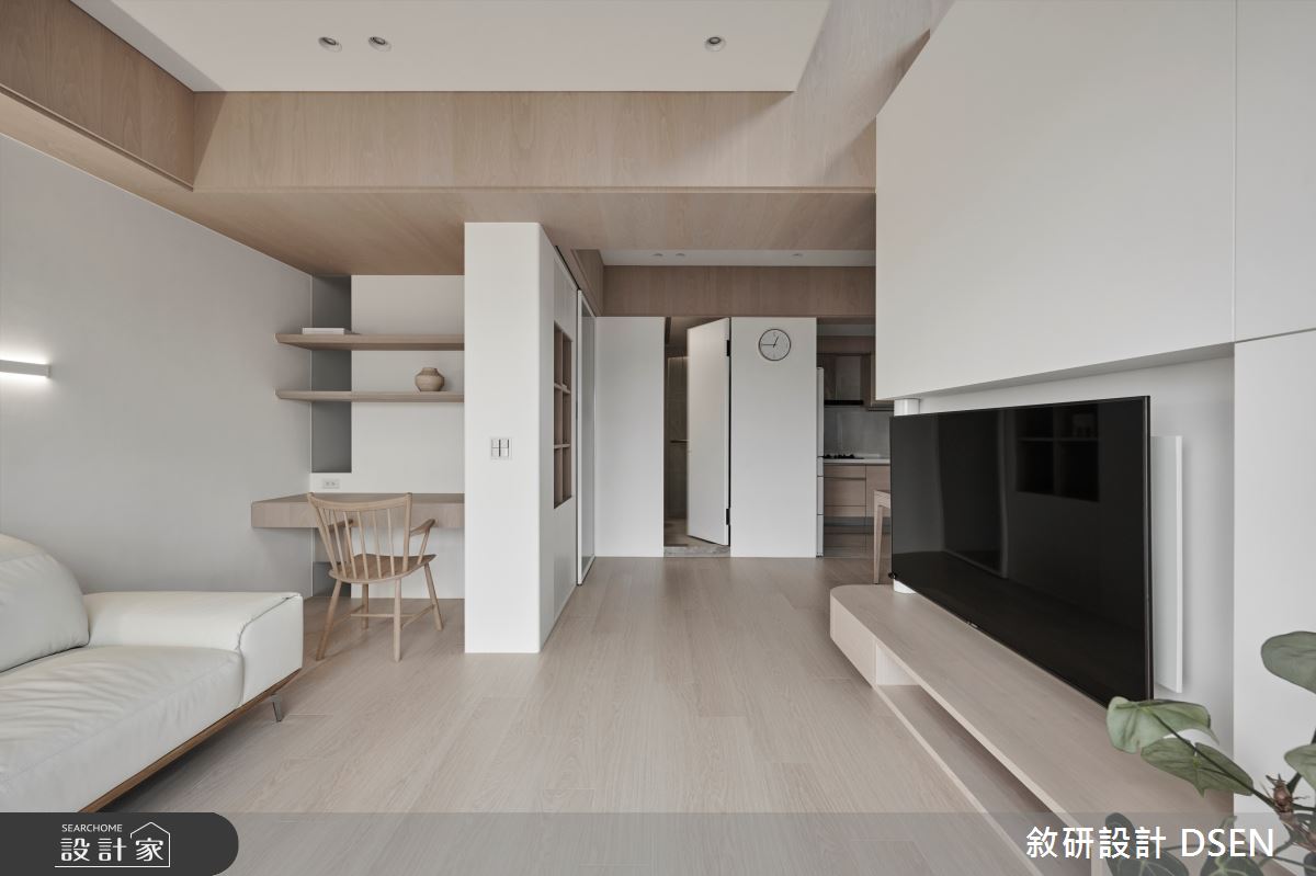 35坪新成屋(5年以下)＿現代風客廳書房案例圖片＿敘研設計有限公司＿敘研_21之2