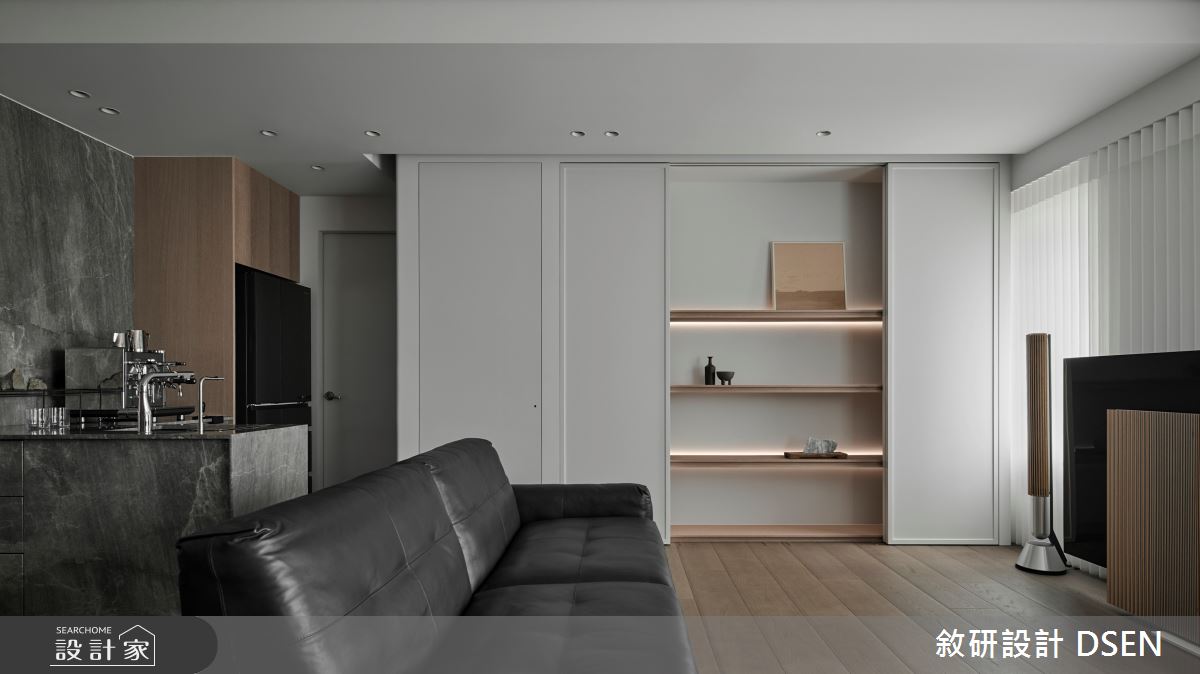 32坪新成屋(5年以下)＿現代風客廳中島案例圖片＿敘研設計有限公司＿敘研_26之8