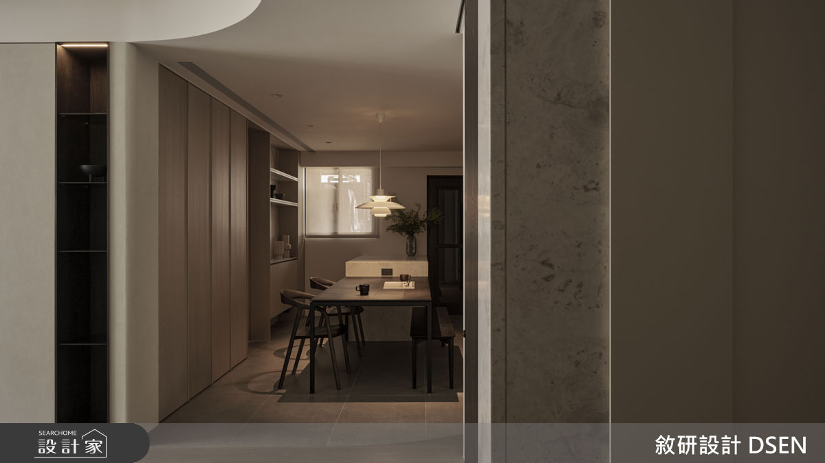 18坪新成屋(5年以下)＿現代風餐廳中島案例圖片＿敘研設計有限公司＿敘研_27之10