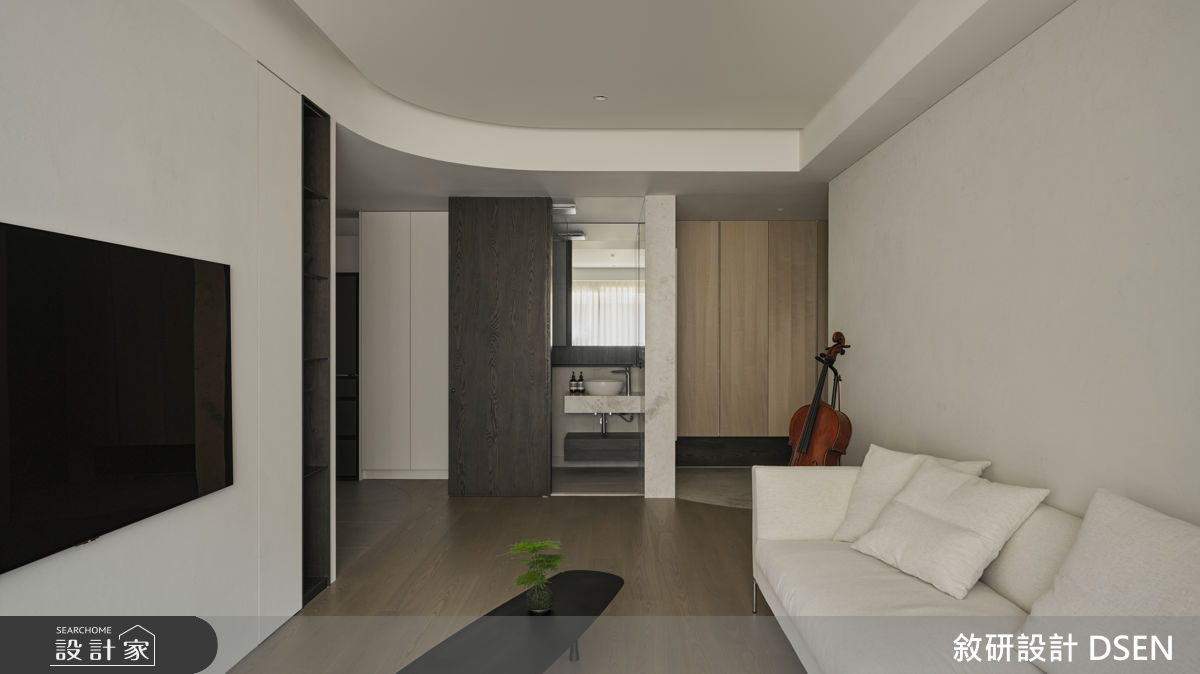 18坪新成屋(5年以下)＿現代風客廳浴室案例圖片＿敘研設計有限公司＿敘研_27之3