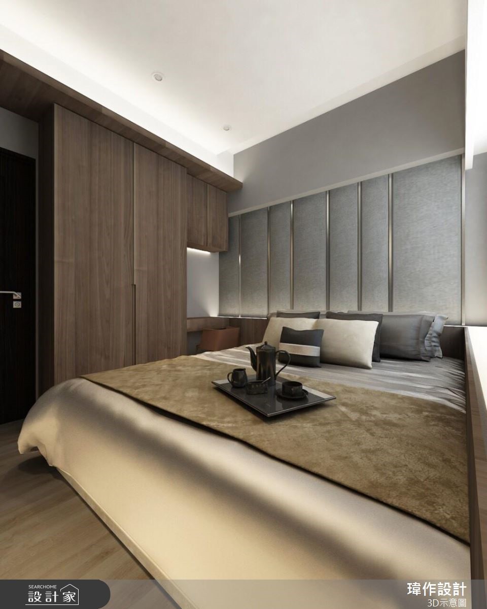 18坪新成屋(5年以下)＿現代風臥室案例圖片＿瑋作設計有限公司＿瑋作_01之7