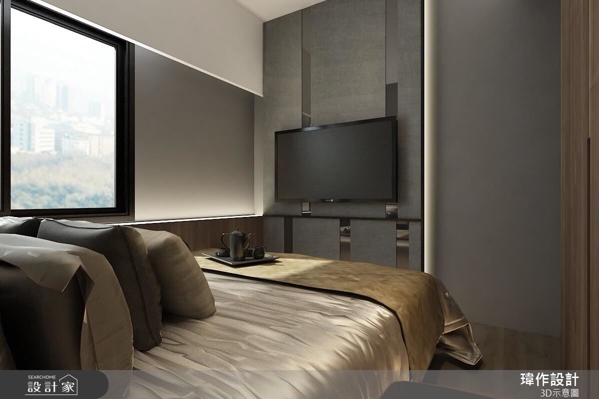 18坪新成屋(5年以下)＿現代風臥室案例圖片＿瑋作設計有限公司＿瑋作_01之8