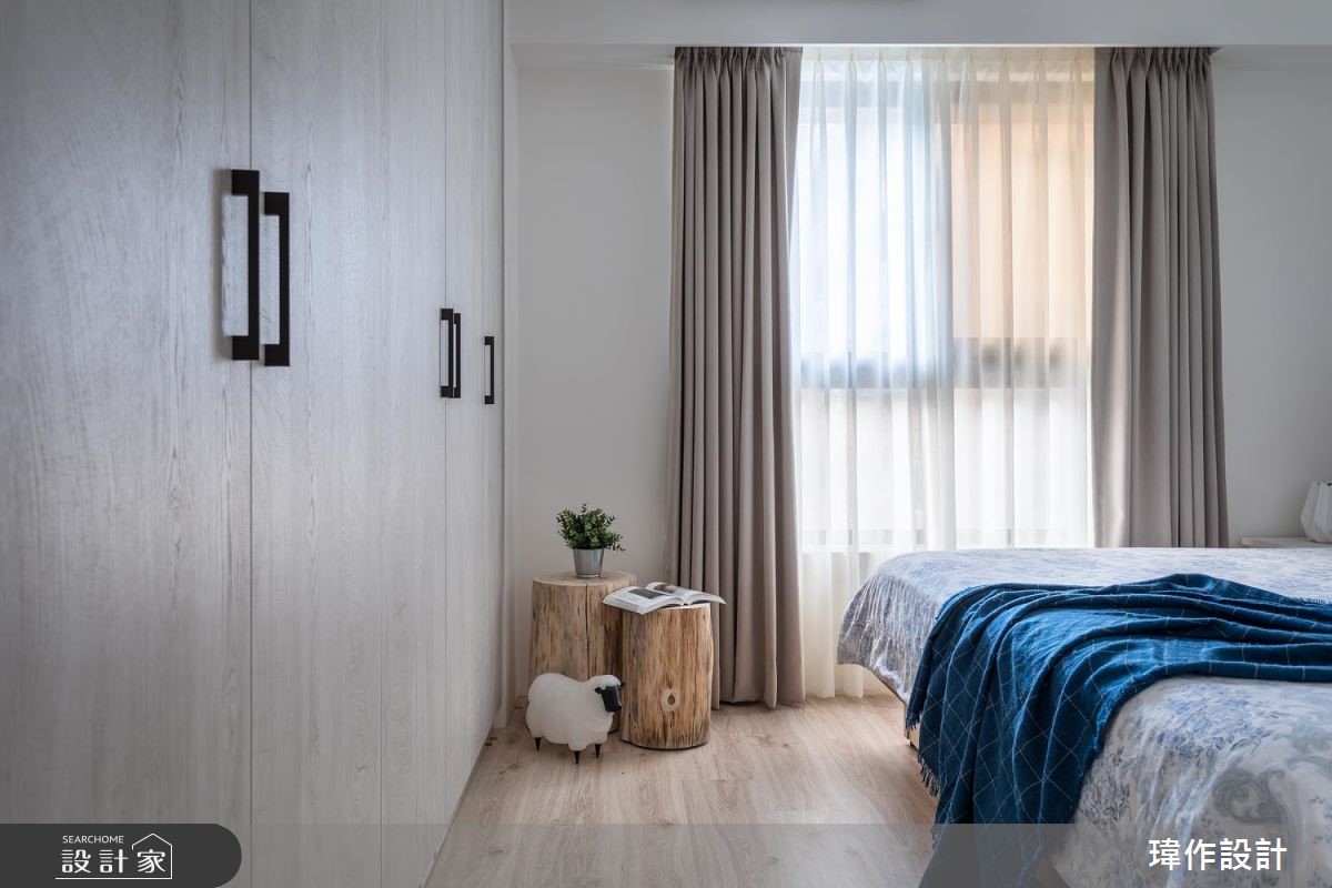 20坪新成屋(5年以下)＿北歐風臥室案例圖片＿瑋作設計有限公司＿瑋作_02之13
