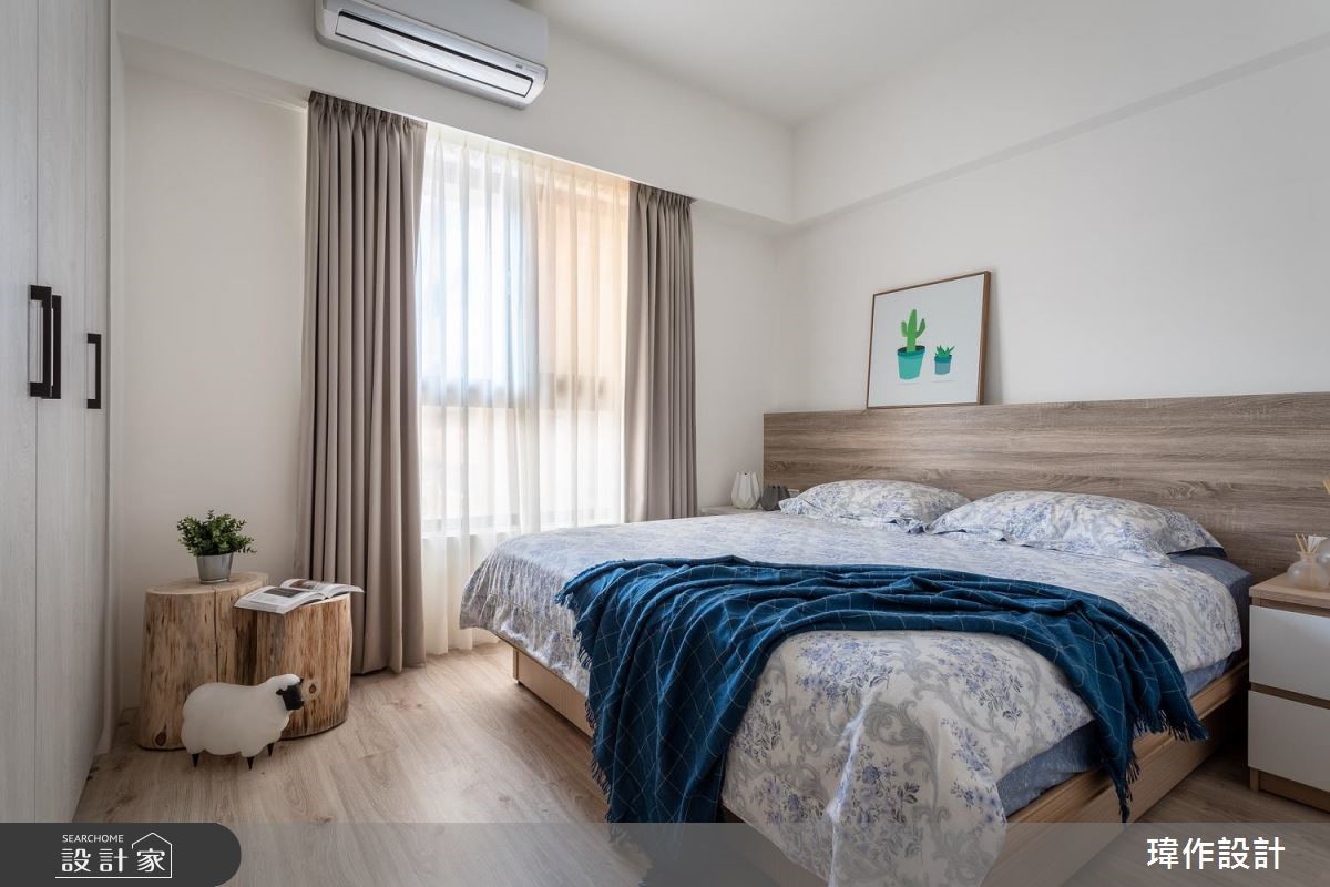 20坪新成屋(5年以下)＿北歐風臥室案例圖片＿瑋作設計有限公司＿瑋作_02之12