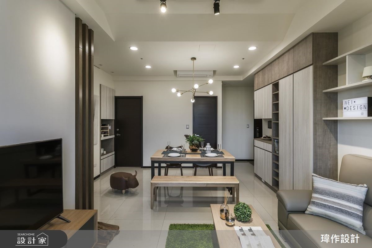 25坪新成屋(5年以下)＿北歐風餐廳案例圖片＿瑋作設計有限公司＿瑋作_溫潤之10