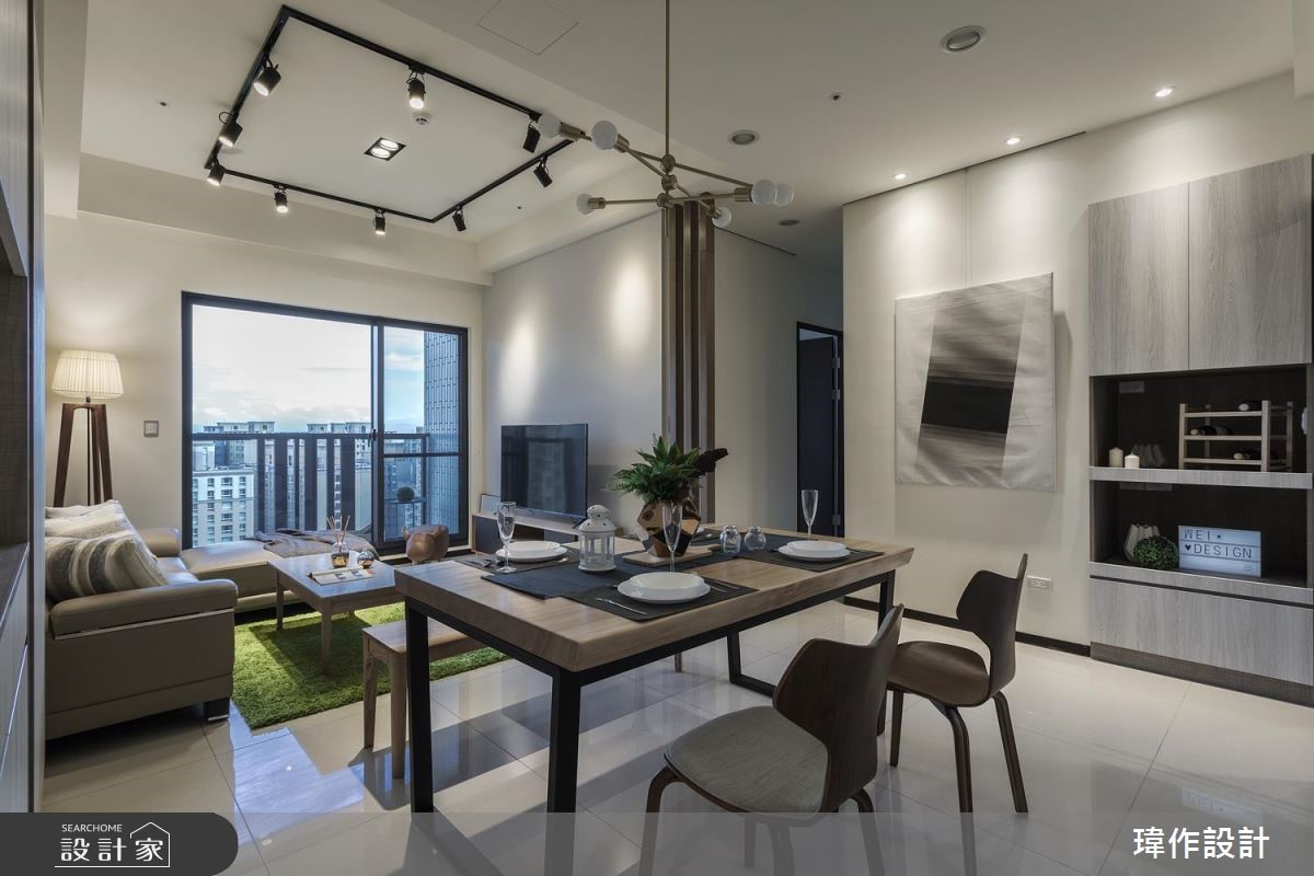25坪新成屋(5年以下)＿北歐風餐廳案例圖片＿瑋作設計有限公司＿瑋作_溫潤之2