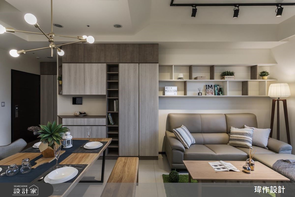 25坪新成屋(5年以下)＿北歐風客廳餐廳案例圖片＿瑋作設計有限公司＿瑋作_溫潤之8