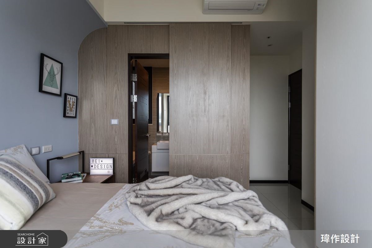 25坪新成屋(5年以下)＿北歐風臥室案例圖片＿瑋作設計有限公司＿瑋作_溫潤之15