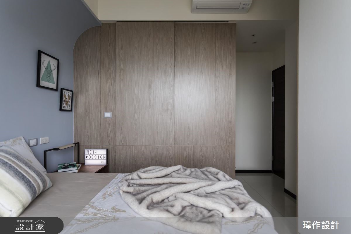 25坪新成屋(5年以下)＿北歐風臥室案例圖片＿瑋作設計有限公司＿瑋作_溫潤之14