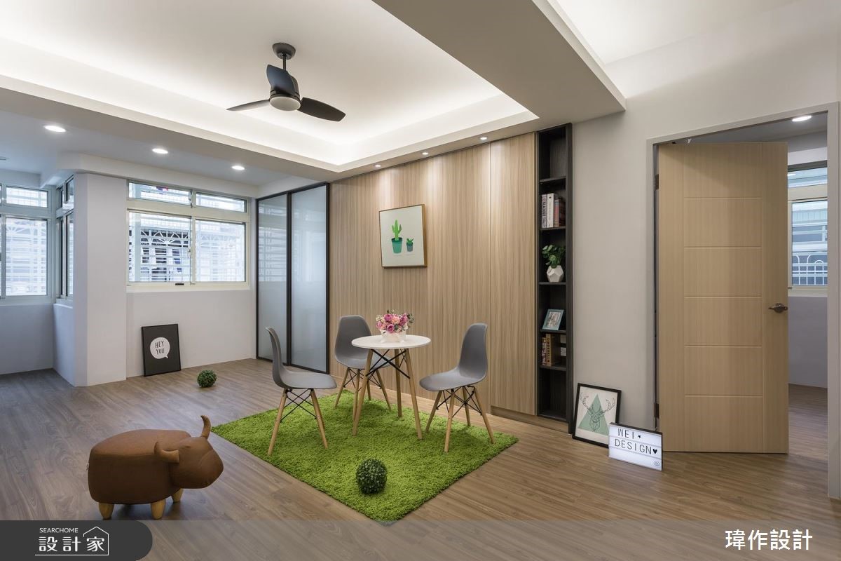 20坪老屋(16~30年)＿北歐風客廳案例圖片＿瑋作設計有限公司＿瑋作_日光之5