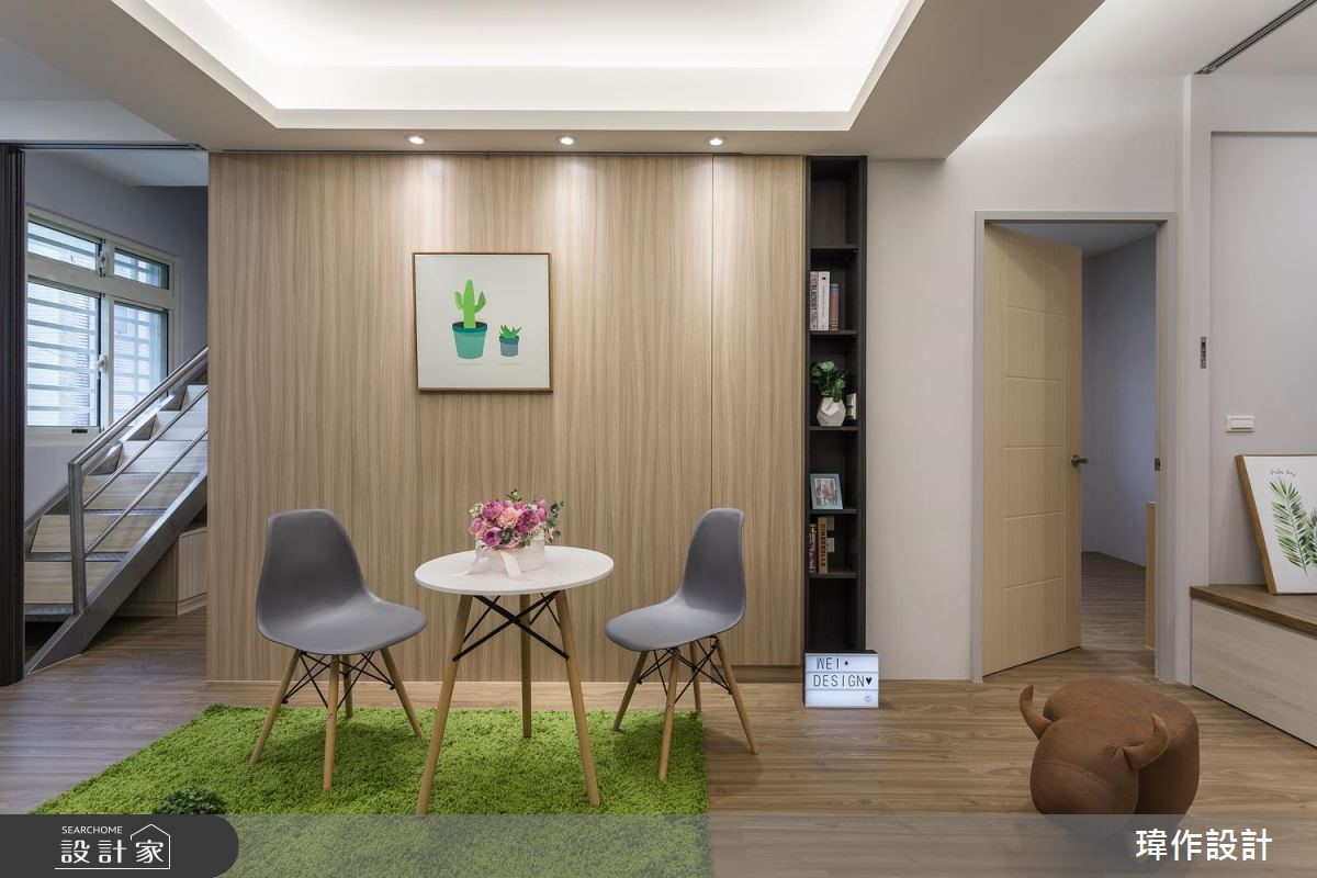 20坪老屋(16~30年)＿北歐風客廳案例圖片＿瑋作設計有限公司＿瑋作_日光之4