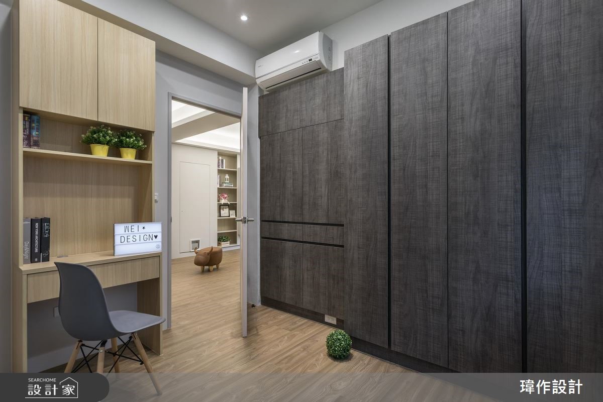 20坪老屋(16~30年)＿北歐風書房案例圖片＿瑋作設計有限公司＿瑋作_日光之12