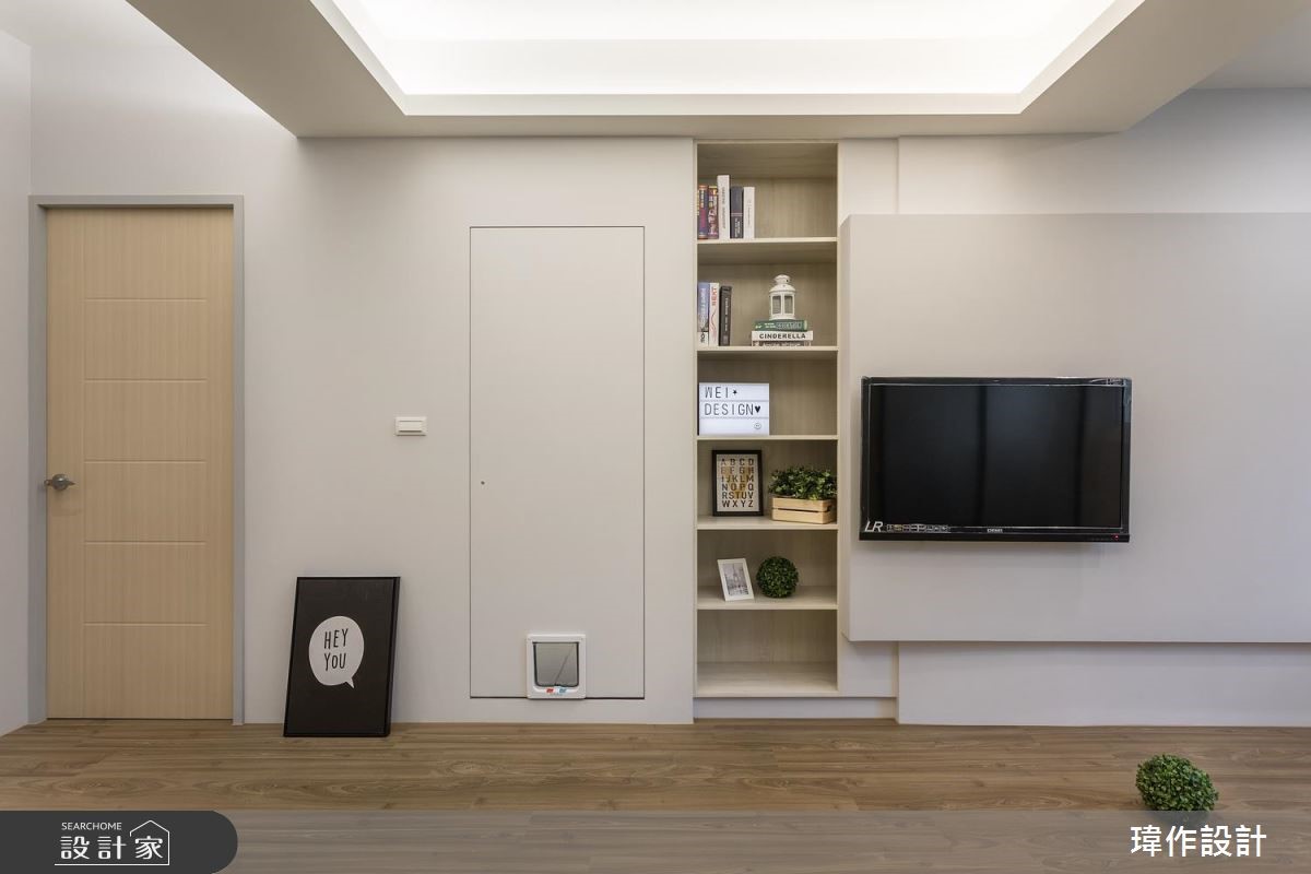 20坪老屋(16~30年)＿北歐風客廳案例圖片＿瑋作設計有限公司＿瑋作_日光之6