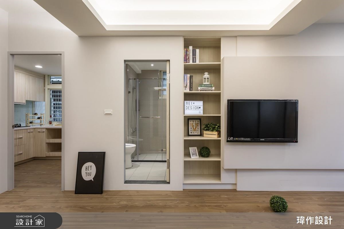 20坪老屋(16~30年)＿北歐風客廳案例圖片＿瑋作設計有限公司＿瑋作_日光之7